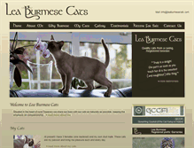 Tablet Screenshot of leaburmesecats.com